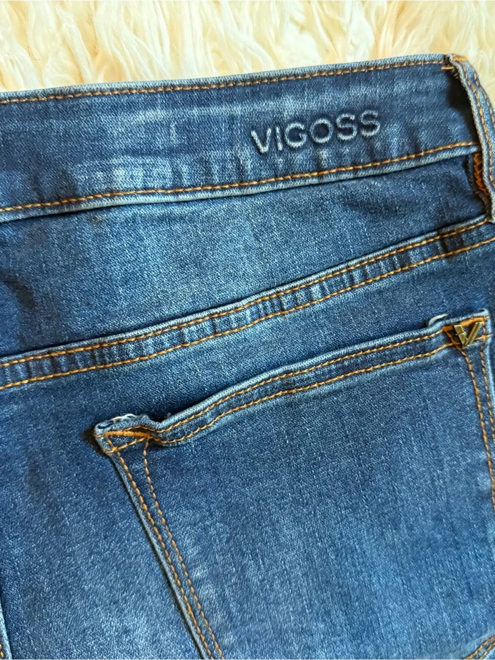 Vigoss Marley Dark Denim Shorts Stretchy